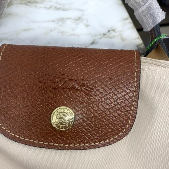 Longchamp Mini Bag in Beige and Dark Brown - Picture 3 of 5
